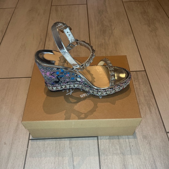 Christian Louboutin pira ryad 110 wedge heels (size 40) - Picture 6 of 9